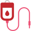 Blood transfusion icon 64x64