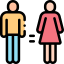 Gender equality Ikona 64x64