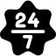 24/7 アイコン 64x64