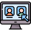 Online voting Symbol 64x64