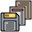 Floppy disc 图标 64x64
