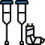Crutches icon 64x64