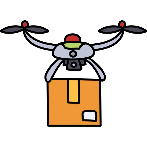 Smart drone ícone