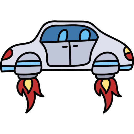 Flying car Symbol