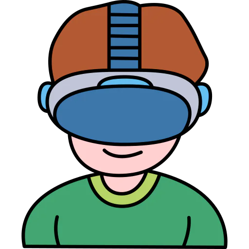 Virtual reality glasses biểu tượng