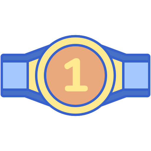 Champion belt icône