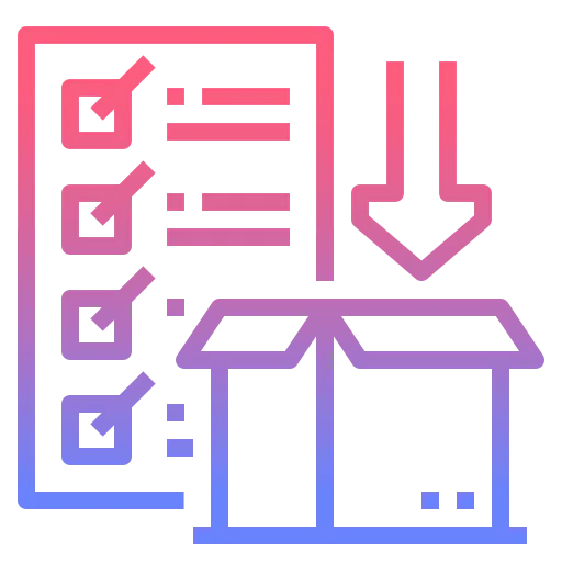 Packing list icon