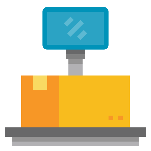 Weighing scale icon