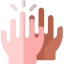 High five icon 64x64