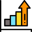 Bar graph icon 64x64