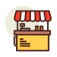 Food stand icon 64x64