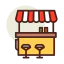 Food stand icon 64x64