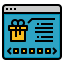 Shopping online icon 64x64