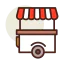 Food cart icon 64x64