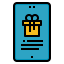 Shopping online icon 64x64