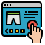 Shopping online icon 64x64