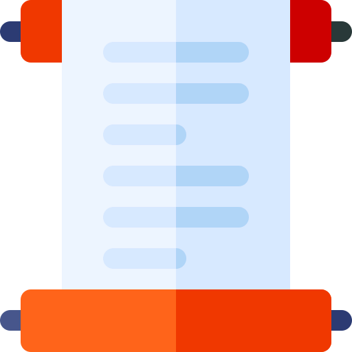 Paper scroll Ikona