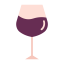 Wine glass icon 64x64