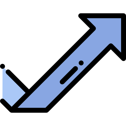 Diagonal arrow 상
