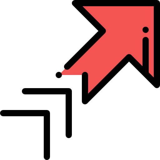 Diagonal arrow icon