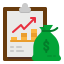 Business chart icon 64x64