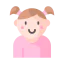 Baby girl icon 64x64