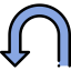 Кривая стрелка иконка 64x64