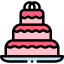 Wedding cake icon 64x64