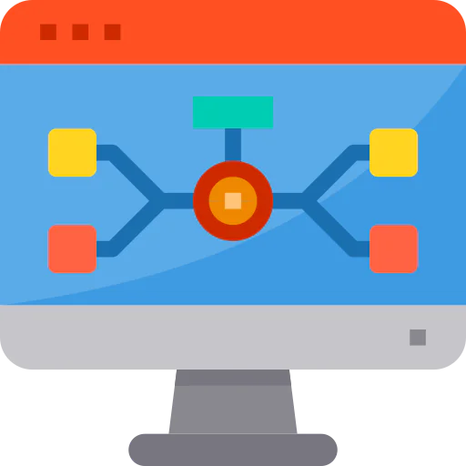 Flow chart icon