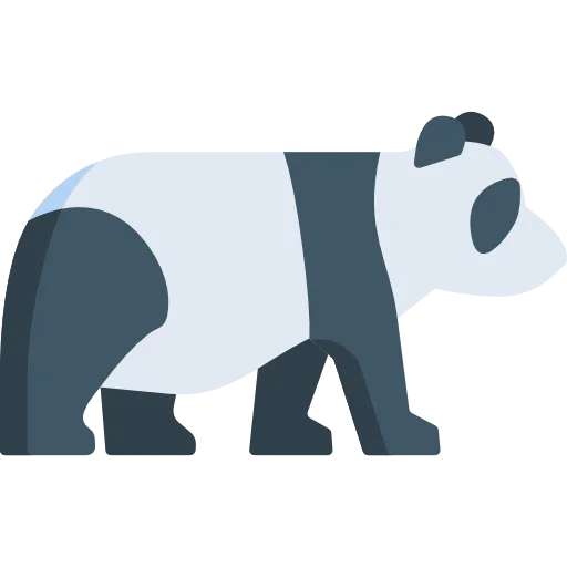 Panda bear icône