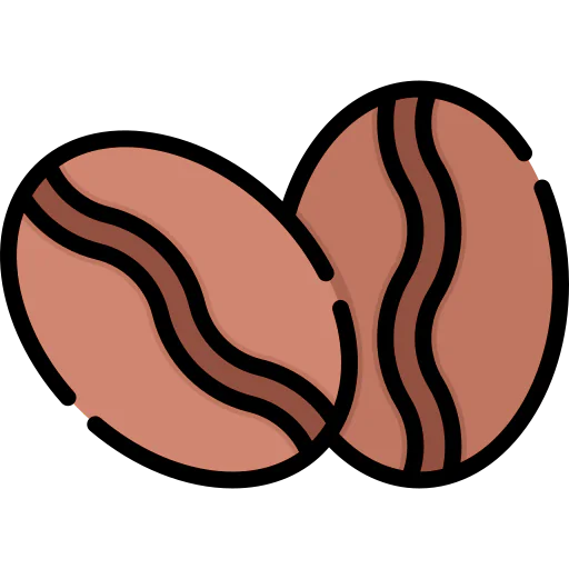Coffee beans icône