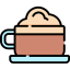 Кофе латте иконка 64x64