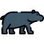 Hippopotamus icon 64x64