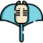 Manta ray icon 64x64
