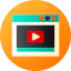 Video player Symbol 64x64