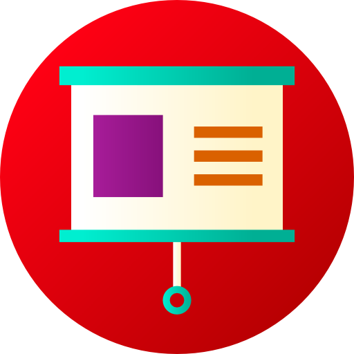 Projector screen icon