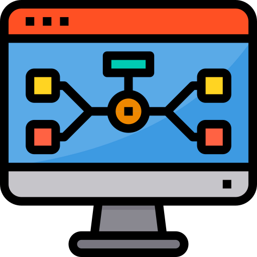 Flow chart icon