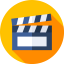 Clapperboard icon 64x64