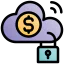 Cloud banking biểu tượng 64x64