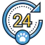 24 hours icon 64x64