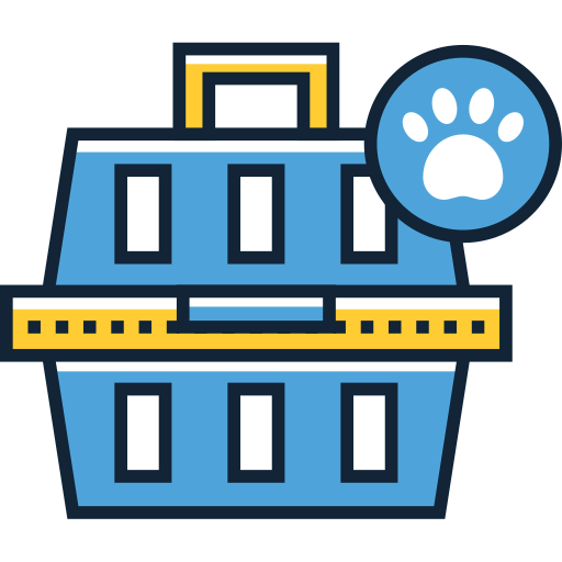 Pet carrier icon