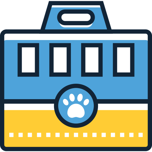 Pet carrier icon