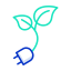 Green power Green power icon 64x64