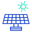 Solar energy ícone 64x64