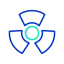 Nuclear energy icon 64x64