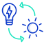 Solar energy ícone 64x64