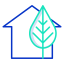 Eco house icon 64x64