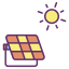 Солнечная энергия иконка 64x64