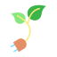 Green power icon 64x64
