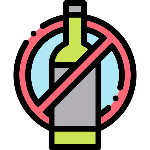 No alcohol icon